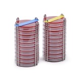 Petri Dish Holder Tag Set - being used