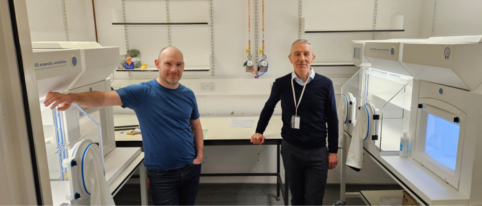 Dr Alan Cartmell and Steve Robertson
