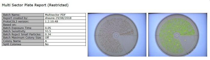 Multi-sector Plate Software