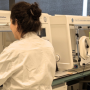 Two microbiologists using two Whitley M35 Workstations in Wageningen, The Netherlands